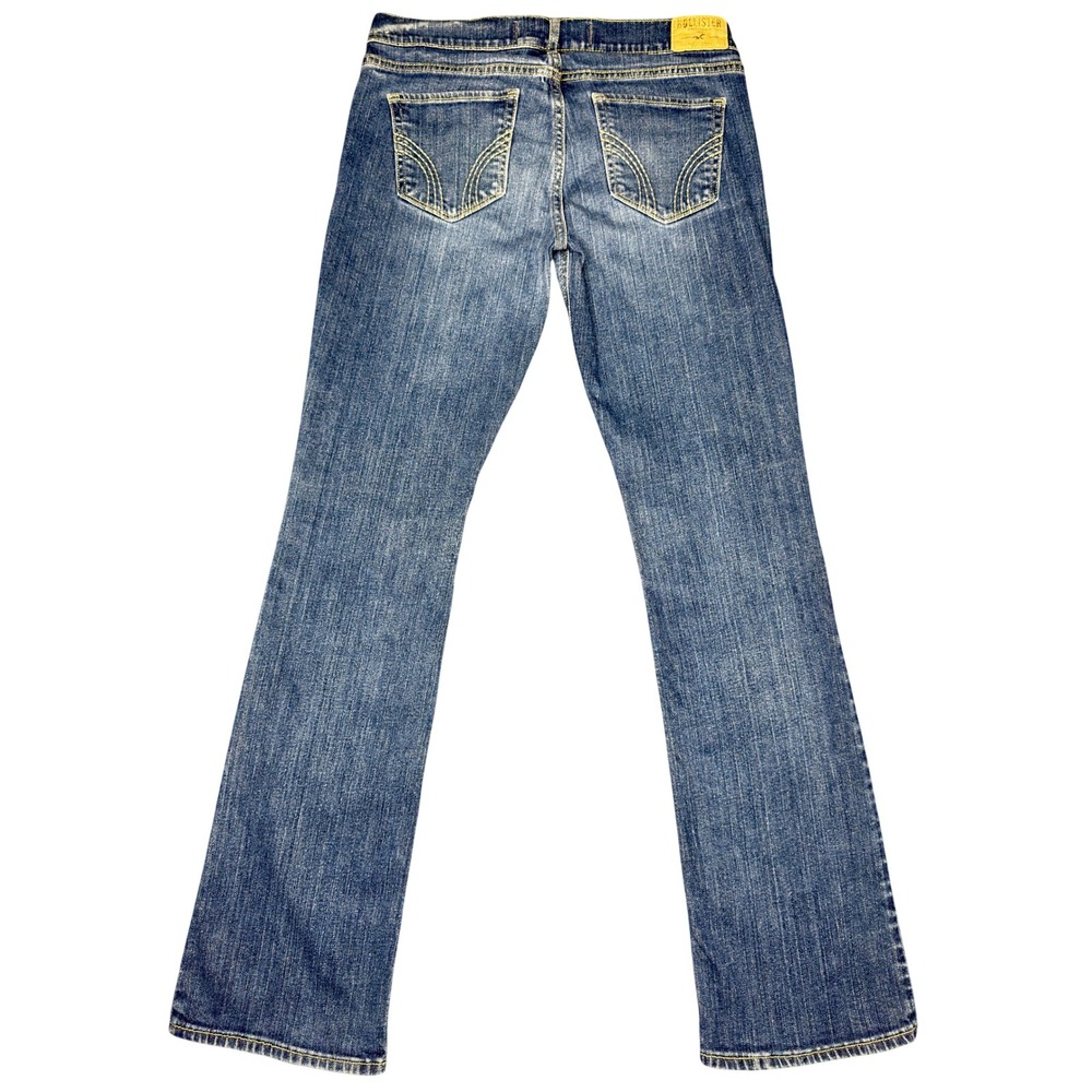 Hollister y2k Low Rise Bootcut Jeans So Cal Stretch Medium Wash 7 w28 l33